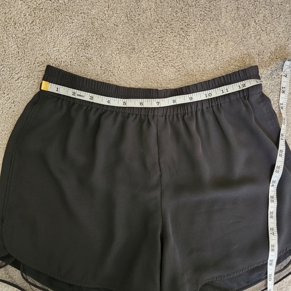 Aritzia Babaton Black Whimsigoth Dark Fairy Sheer Norbert Shorts Witchy Size S - Picture 5 of 13